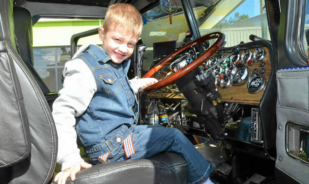 RIDE OF A LIFETIME: Xavier Brown of Regency Downs climbs aboard for the trip of a lifetime.